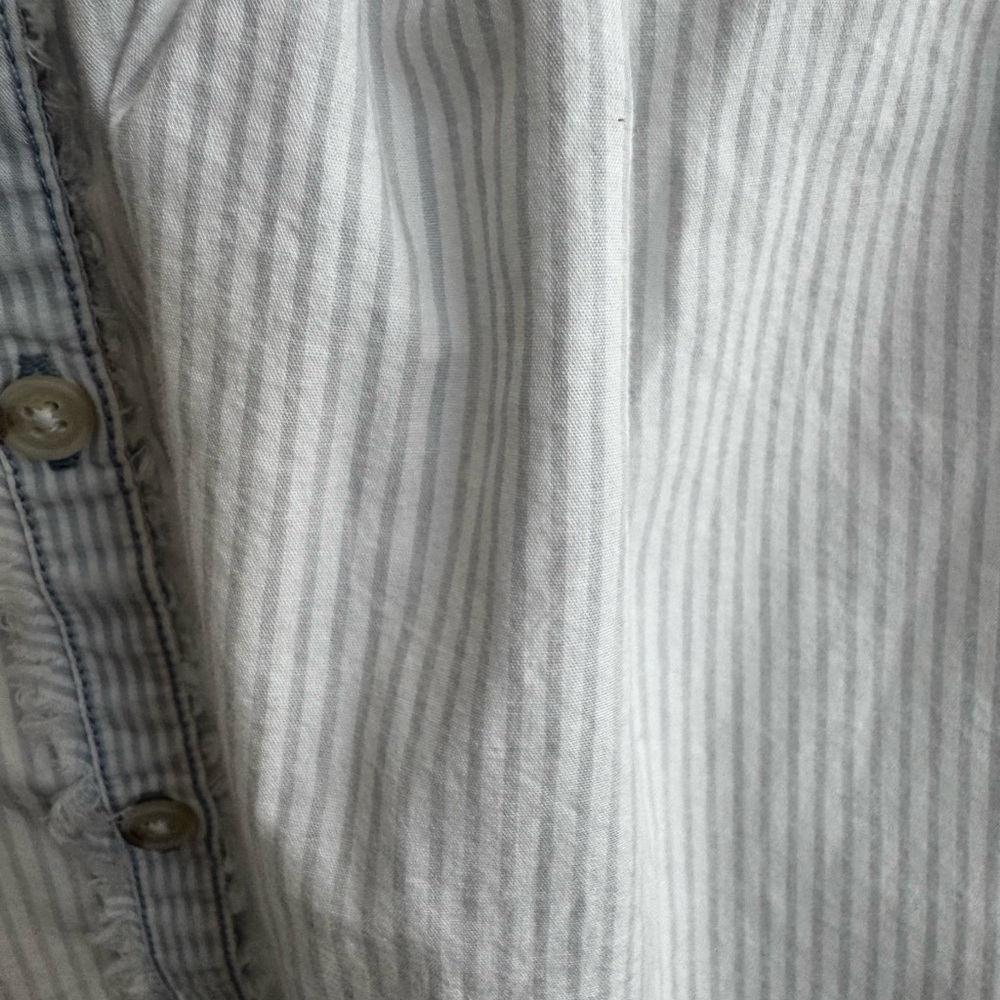 We The Free Light Blue & White Button-Down Shirt - Picture 6 of 10